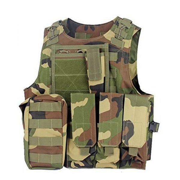 Shefure Airsoft Tactical Vest 3 Shefure Camouflage Tactical Amphibious Vest Military Army Combat Airsoft Paintball Sport Body Armor Molle Hunting Vest 8 Colors