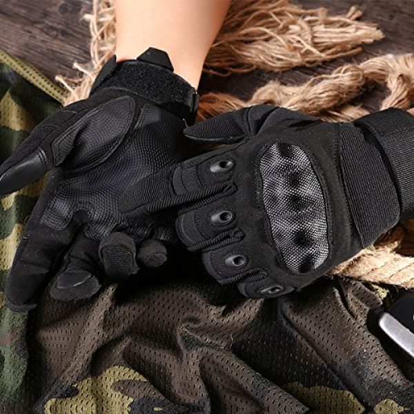 HOMEE  6 HOMEE Tactical Gloves Touch Screen Military Rubber Hard Knuckle Full Finger Gloves Fit for Cycling Airsoft Paintball Motorcycle Hiking Camping