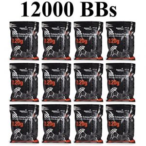 Lancer Tactical Airsoft BB 1 12000 Lancer Tactical 1000 .20g 6mm Seamless Airsoft Bb Pellets Bottle Ammo Bbs