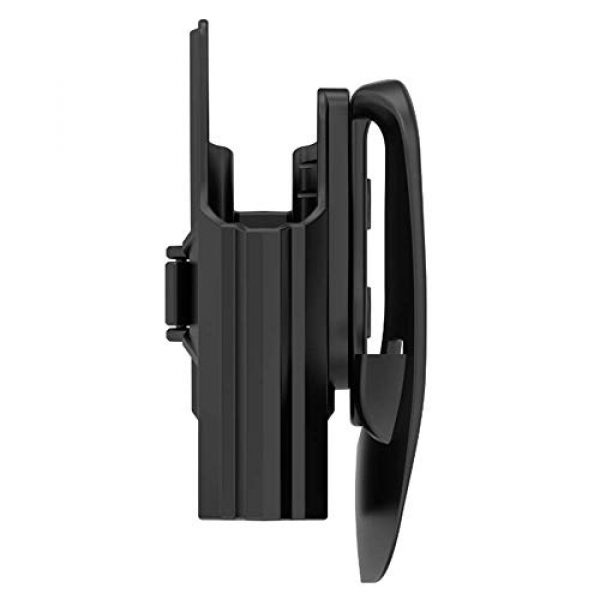 TYWPUID  6 TYWPUID S&W M&P Shield 9mm/.40 Holster, OWB Belt Holster Fits Smith & Wesson MP Shield 9MM/.40 3.1'' Barrel, Tactical 60 ° Adjustable Outside Waistband Paddle Holster with Fast Draw-Right Handed