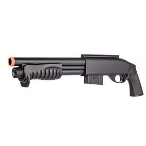 Double Eagle 1 Double Eagle M401 BREACHER Pump Action Spring Powered Airsoft Shotgun Air Soft 6mm BBS 350 FPS