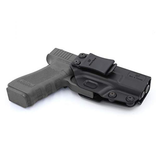 Gun&Flower 3 Gun&Flower Inside Waistband Concealed Carry - IWB Polymer Holster - Adjustable Ride/Cant/Retention