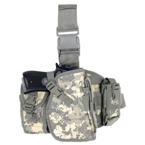 Lancer Tactical 1 Lancer Tactical CA-324 MOLLE Platform Drop Leg Airsoft Gun Holster (ACU)