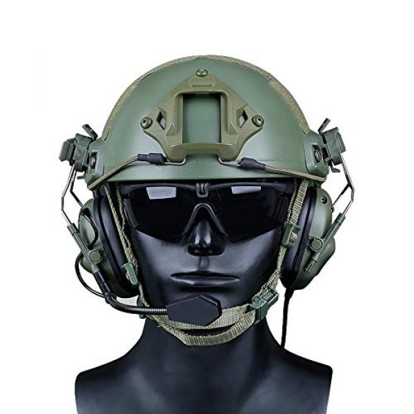 ATAIRSOFT  7 ATAIRSOFT Tactical Headset war Unlimited Power intercom with Microphone Waterproof Headphones, no Noise Reduction Function