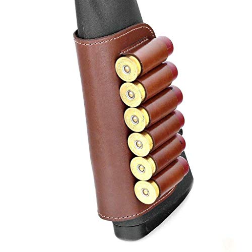thumbnail image 2 of 2-Pack Tactical 12GA Shotgun Shell Buttstock Ammo Pouch - 6 Rounds Each 2 of 5