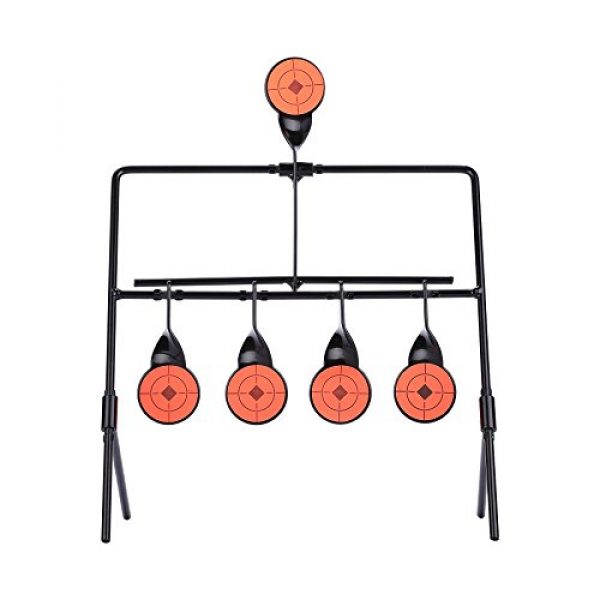 HIRAM 1 Hiram Air Gun Pellet BB Gun Resetting Target, Rated for .22 .177 Caliber