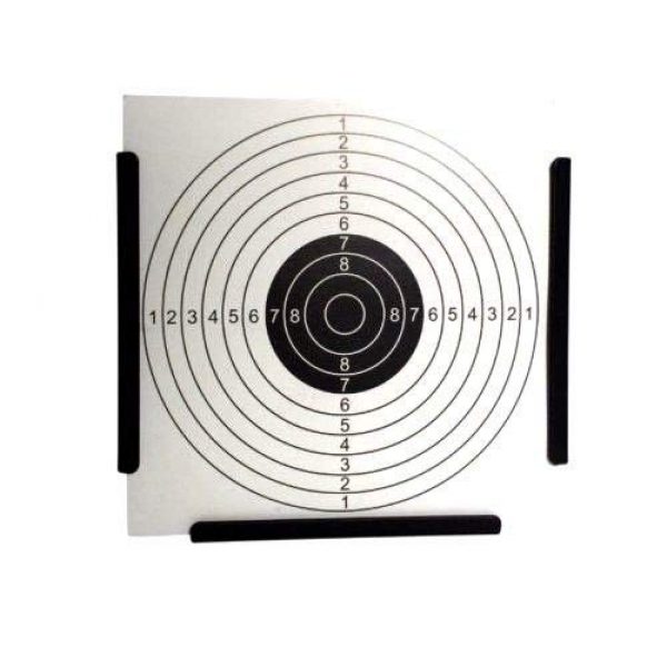 A&N 2 A&N 14cm Funnel Shooting Target Holder Pellet Trap & 200 Paper Target for Air Rifle Airsoft