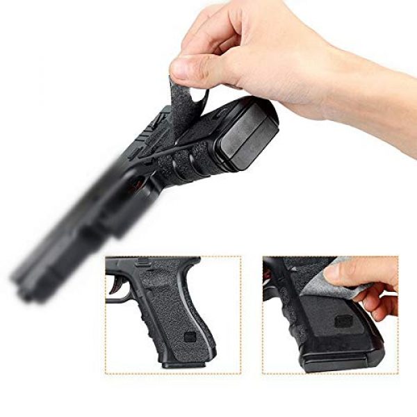 FIRECLUB  3 FIRECLUB 2 Set Non-Slip Rubber Texture Grip Wrap Tape Glove for Glock 17 19 20 21 22 25 26 27 32 33 38 43 Holster 9mm Pistol Accessories