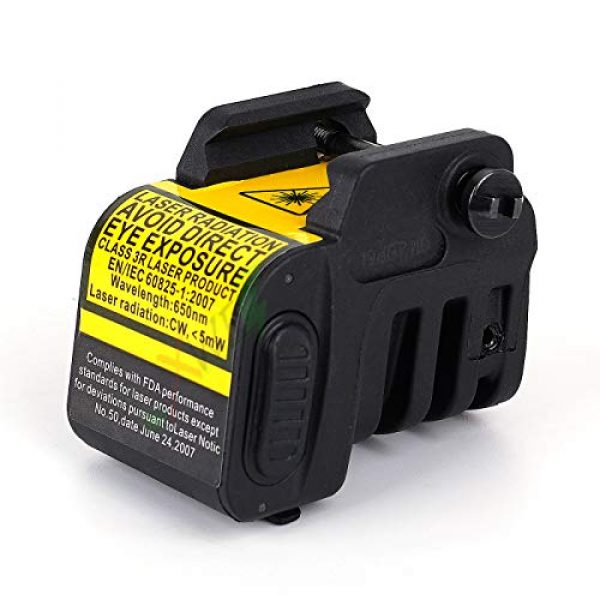 Red Iron Tactical  5 Red Iron Tactical Green Dot Laser Sight for Handguns Rifle Pistol