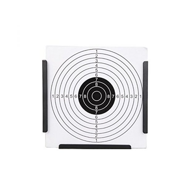 Guyuyii  3 Guyuyii 14cm Steel Target Holder + 100 Targets air Rifle Pelet Trap Shooting Airsoft
