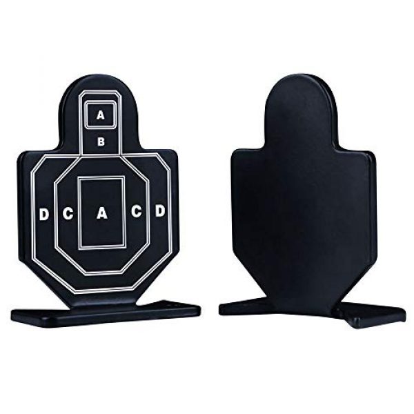 Aoutacc  3 Aoutacc 4 Pcs Steel Brave Warrior Targets, Tactical Shooting Metal Target for Airsoft AEG GBB