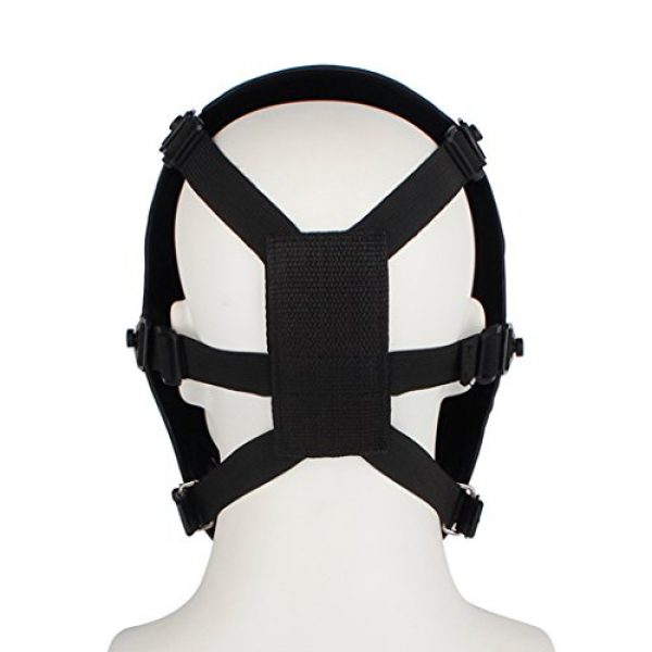NINAT  2 NINAT Airsoft Skull Mask Full Face Tactical Masks Eye Protection for CS Survival Games Airsoft Shooting Halloween Cosplay Movie Scary Masks Bones Black Silvergrey Wildfire Captain