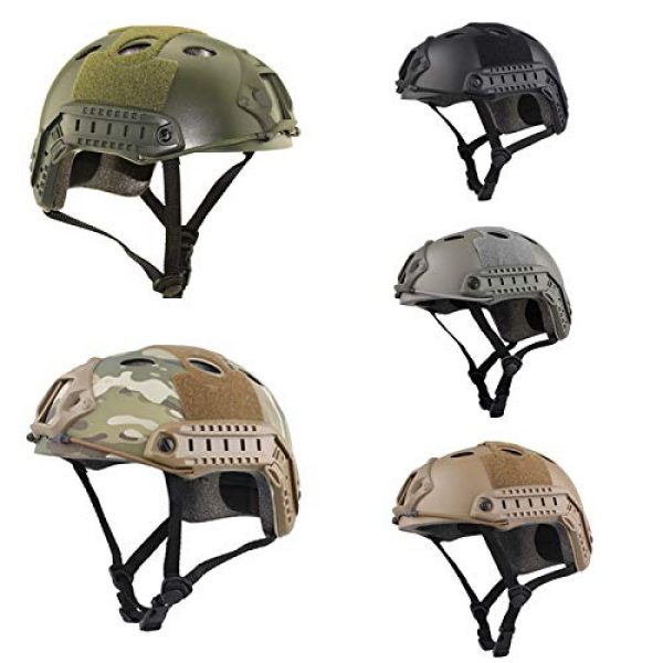 ATAIRSOFT  7 ATAIRSOFT PJ Type Tactical Paintball Airsoft Fast Helmet