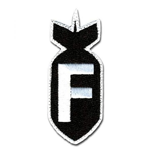 BASTION Airsoft Patch 1 BASTION Morale Patches (F Bomb, BNW) | 3D Embroidered Patches with Hook & Loop Fastener Backing | Well-Made Clean Stitching | Military Patches Ideal for Tactical Bag, Hats & Vest