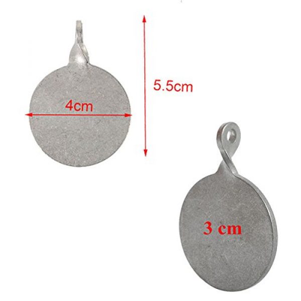 Smarty  2 Smarty 3cm,4cm Steel Metal Gun Airsoft Shooting Targets Slingshot Catapult Aim For Hunting Wargame - Set of 2