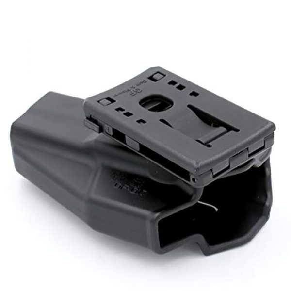 Gun&Flower 7 Gun&Flower Adjustable Tactical Belt Clip Accessories, Polymer Open Type Belt Loop Attachment for Gun Holsters, Mag Pouches, and Duty Belts, Replace with Paddle Holster