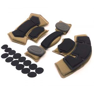 Supspy 1 Tactical Airsoft Helmet Pads FMA Internal Foam Protective Cushion Accessories Liner System for Fast MT MICH IBH AF ACH Outdoor Paintball Helmet