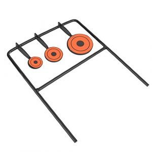 Drfeify  1 Drfeify Shooting Practice Target, Carbon Steel+Iron Portable Outdoor Target for Airsoft Game Shooting Accessory