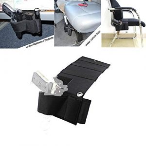 Explorer  1 EXPLORER Bed Pistol Holster, Bedside Handgun Holster, Mattress Gun Holster Universal with Flashlight Loop