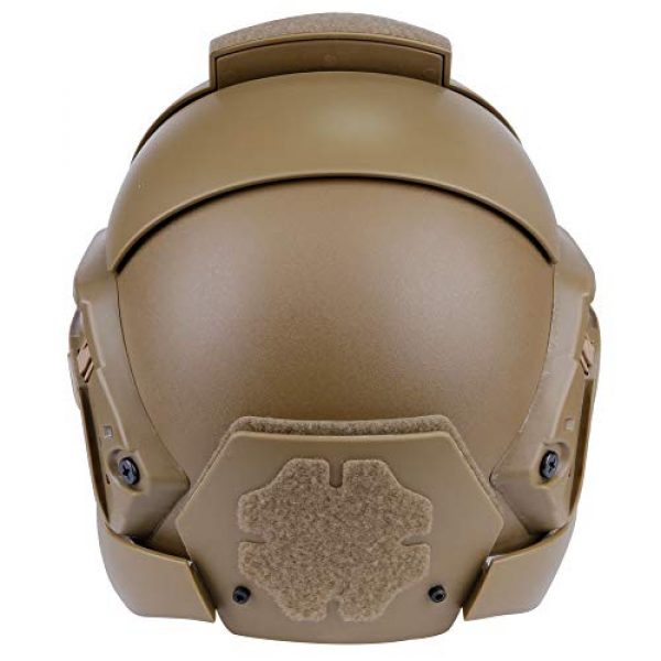 LEJUNJIE  5 LEJUNJIE Tactical Military Ballistic Helmet Side Rail NVG Shroud Transfer Base Army Combat Airsoft Paintball Full Face Mask Helmet