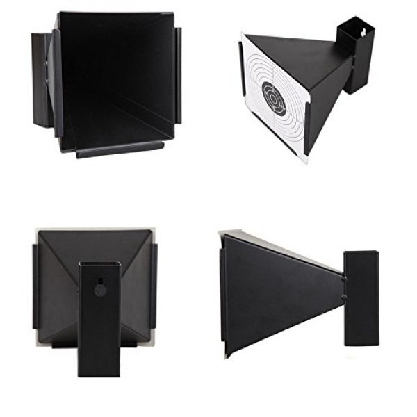 Guyuyii  4 Guyuyii 14cm Steel Target Holder + 100 Targets air Rifle Pelet Trap Shooting Airsoft