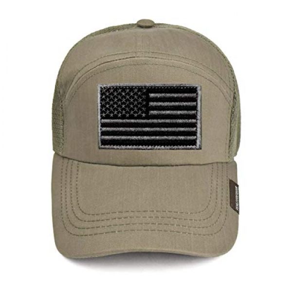 Ever Craft Airsoft Morale Patch 3 Ever Craft Morale American Flag Patch - Heavy Duty for Tactical Gear or USA Military Uniform - Premium Hook and Loop Tactical Patches for Backpacks Caps Hats Jackets Pants (Black & Gray)