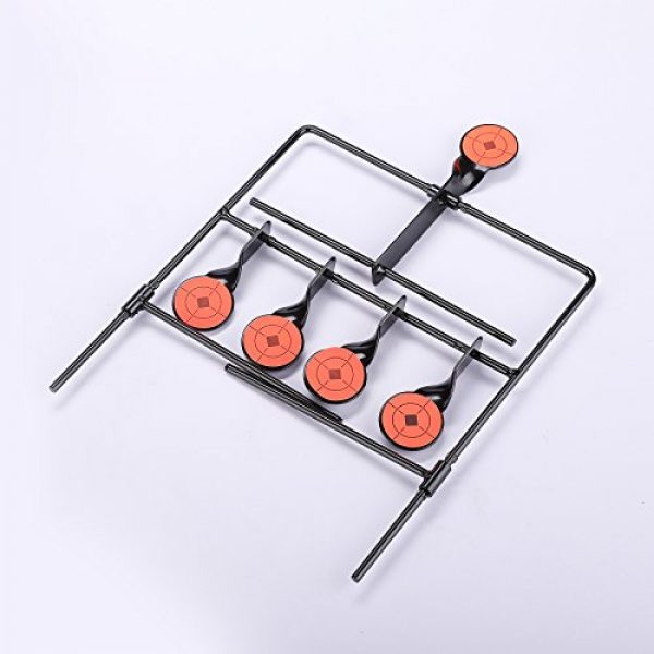 HIRAM 2 Hiram Air Gun Pellet BB Gun Resetting Target, Rated for .22 .177 Caliber