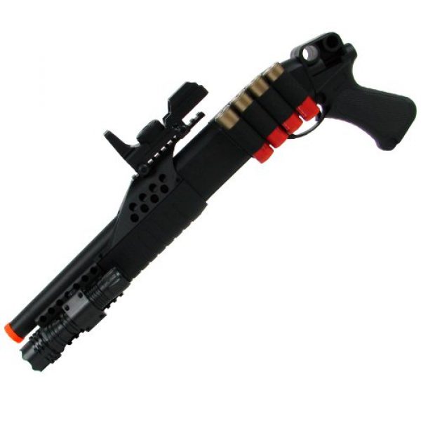 TM GLOBAL  3 airsoft m180a2 pump action shot gun with light(Airsoft Gun)