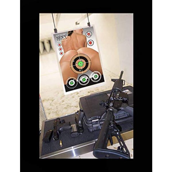 Sexy Targets  2 Sexy Targets 12''x18'' - 10 Pack Thick Paper Sheets for Pistols, Rifles, BB, Airsoft, Pellet Guns & More. Made in USA.