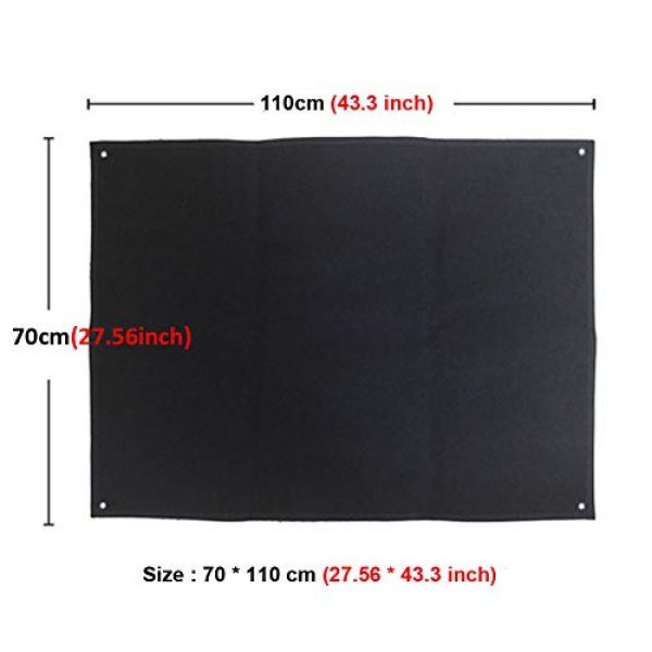 SOUTHYU Airsoft Patch 2 SOUTHYU Tactical Military Combat Morale Patch Holder Display Panel Board Military Hook and Loop Patches Organizer Frame (43.3 x 27.56 inch)
