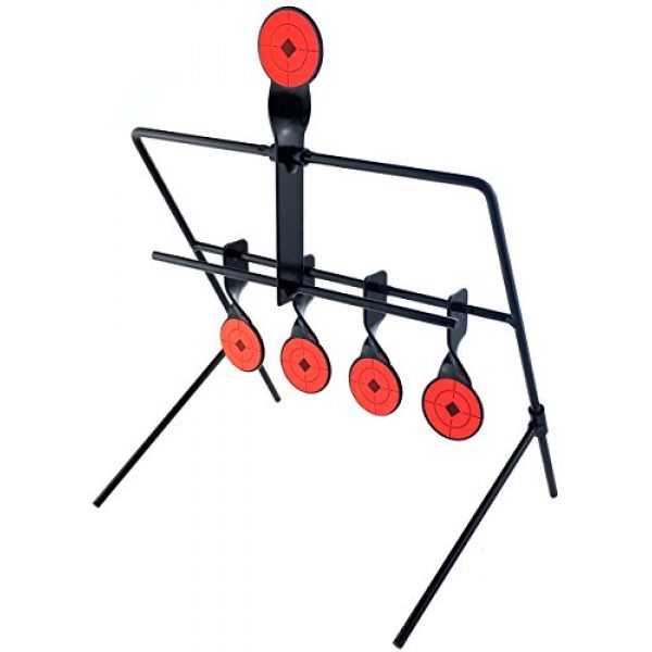SportPro  3 SportPro Metal BB Resetting Target for AEG GBB Airsoft Black