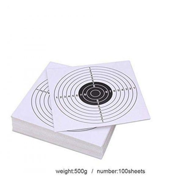 A&N 1 A&N 14cm Funnel Shooting Target Holder Pellet Trap & 200 Paper Target for Air Rifle Airsoft