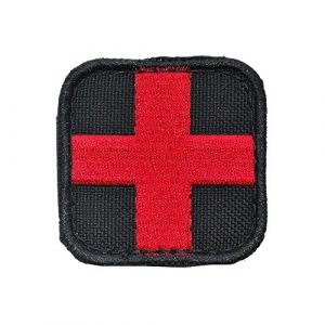 Condor Airsoft Morale Patch 1 Condor Medic Patch Black/Red
