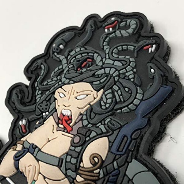TACOPSGEAR Airsoft Morale Patch 7 Medusa Gorgon Greek Monster Airsoft Archer Patch by HIWEZ