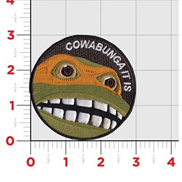 Bitway Tactical Airsoft Patch 2 Bitway Tactical Cowabunga It is Embroidered Hook-Backed Morale Patch