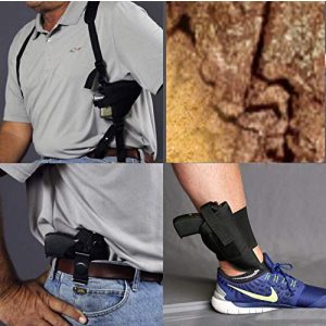 Wyoming Holster 1 Gun Holster buy 1 Shoulder get 2 free CONCEALED & ANKLE FITS STEYER M9-A1 9X19 STYER L9-A2 MF 4.5" BRL SIG P320 XFULL M&P M2.0 9MM 5.0" BRL SPRINGFIELD XD-M TACTICAL OSP 9MM PRECISION 9MM 6