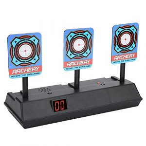 Tbest 1 Bb Gun Targets for Shooting Outdoor,Electric Score Bullet Target Toy,Kids Toy Gun Electric Target Shooting Score Bullet Stand for Gun Toys Soft Bullets Blaster