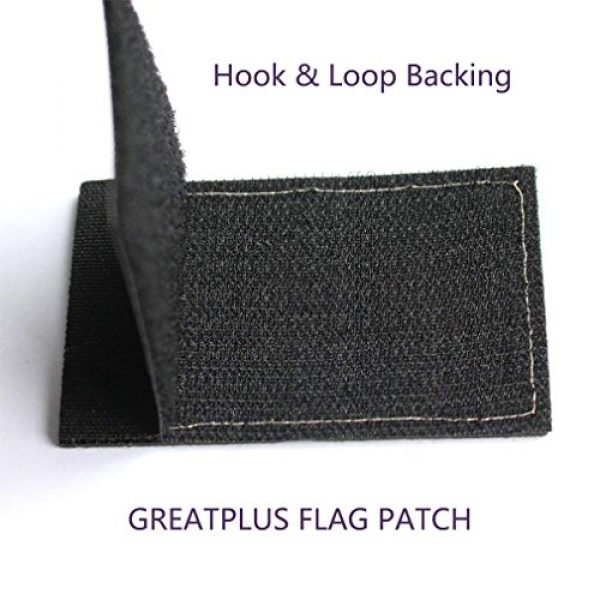 GreatPlus Airsoft Patch 2 Russian Flag Patch Embroidered Military Tactical Flag Patches