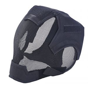 Outgeek  1 Outgeek Airsoft Mask Full Face Mask War Game Steel Mesh Protective Mask