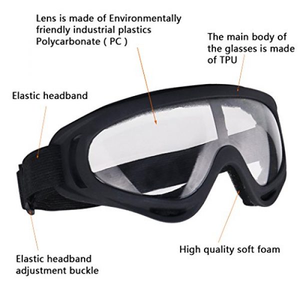 Aoutacc  6 Aoutacc Airsoft Half Face Mesh Mask and Goggles Set for CS/Hunting/Paintball/Shooting