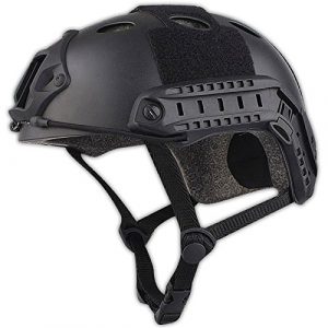H World Shopping 1 H World Shopping Army Military Style SWAT Combat PJ Type Fast Helmet for CQB Shooting Airsoft Paintball