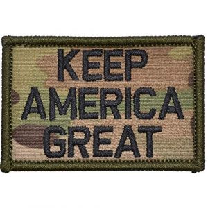 Tactical Gear Junkie Airsoft Patch 1 Keep America Great - 2x3 Morale Patch - Multicam