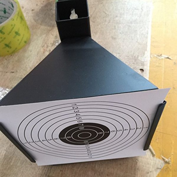 Guyuyii  7 Guyuyii 14cm Steel Target Holder + 100 Targets air Rifle Pelet Trap Shooting Airsoft