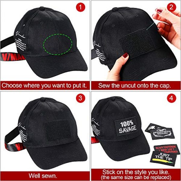 Outus Airsoft Morale Patch 5 20 Pieces Tactical Embroidery Patch Funny Military Patch Full Embroidered Appliques for Caps Bags Vests Military Uniforms