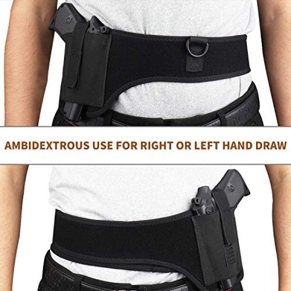 Phrmovs  4 Phrmovs Concealment Shoulder Holster,Right Hand Underarm Gun Holster for Men and Women,Fits Subcompact and Compact,Full Size Pistols,Midi Size Pistols and Revoler
