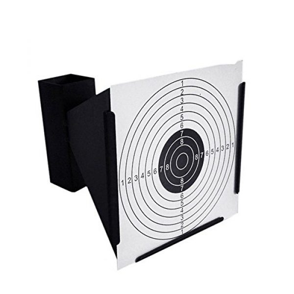 Guyuyii  2 Guyuyii 14cm Steel Target Holder + 100 Targets air Rifle Pelet Trap Shooting Airsoft