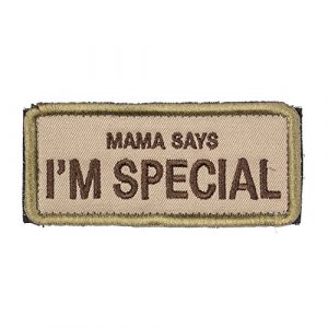 OneTigris Airsoft Morale Patch 1 OneTigris Original Patch Tactical Morale Military Patch Mama Says I'm Special (A)