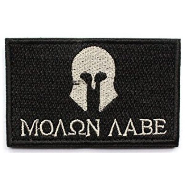 Antrix Airsoft Patch 3 Antrix 8 Pack Great Value Black Military Tactical Morale Patch US Flag Punisher Molon Labe Dont Tread On Me in God We Trust Patches Set
