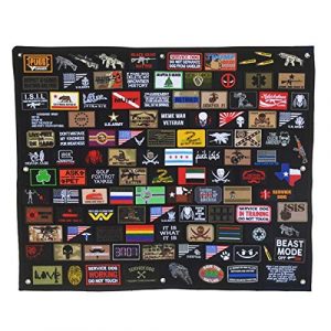 Homiego Airsoft Patch 1 Homiego Moarle Patch Display Board Patch Holder Display Frame for Tactical Airsoft Military Patches (L)