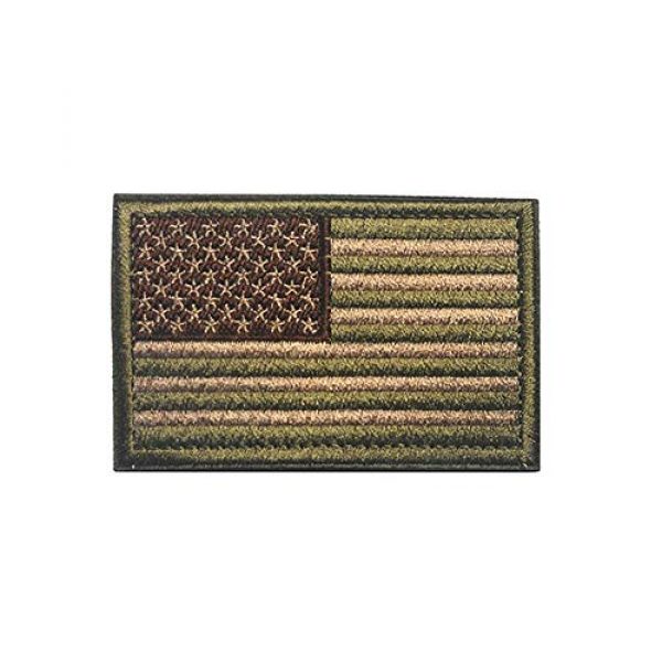 R.SASR Airsoft Morale Patch 3 2 Pieces American Flag Patch Bundle and USA Flag Patches, Multitan, Tactical Military Patches, American Flag Embroidered Patch